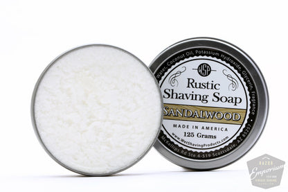 WSP Rustic Shaving Soap - Sandalwood