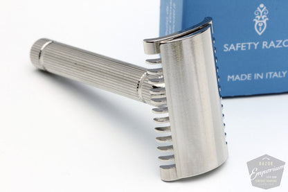 Fatip Nickel Piccolo Open Comb | Double Edge Safety Razor