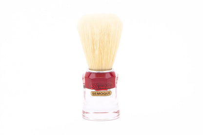 Semogue | 820 Boar Bristle Brush With Red Acrylic Handle