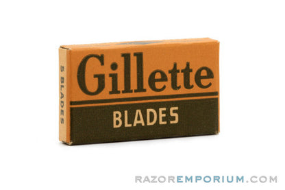 Gillette WWII Camouflage Double Edge - New Old Stock (NOS) Razor Blades