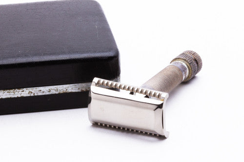 1940's Pomco Diagonal Slant & Straight DE Safety Razor – Razor Emporium