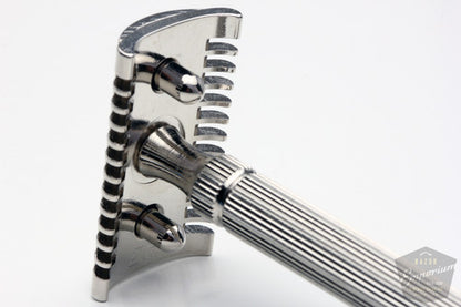 Fatip Nickel Piccolo Open Comb | Double Edge Safety Razor