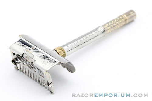 1910's Gem Junior Bar 1912 Lather Catcher - Style Single Edge Safety Razor