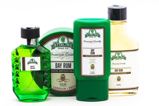 Stirling Soap Company | Bay Rum Four Piece Bundle