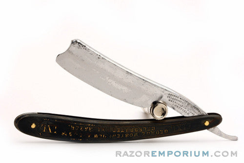 7/8" George Wostenholm & Sons Celebrated IXL Straight Razor | Original Scales Sheffield