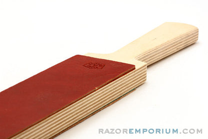 2.5" Razor Emporium Latigo & Cork Paddle Strop - Made in USA