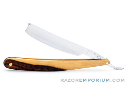 13/16" James Johnson Dulce Straight Razor w/ Ironwood Scales | England