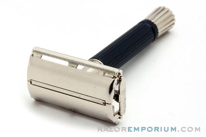 1973 Gillette Black Handle Double Edge Super Speed Safety Razor