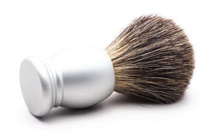 Plisson 1808 | Arctic Gray Essential Russian Gray Badger Shaving Brush