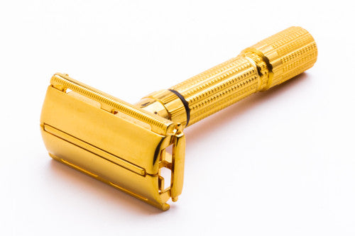 1958 D3 Gillette Executive Fatboy Adjustable Safety Razor | 24K Gold Revamp