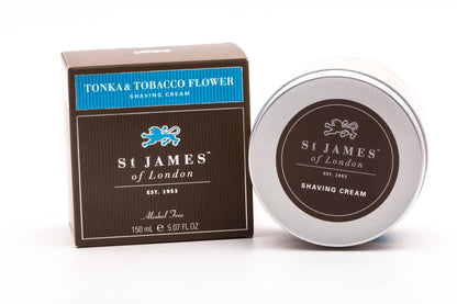 St. James of London | Tonka & Tobacco Flower Shaving Cream Jar