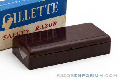 1960's Gillette No. 25 Tech Safety Razor NOS Set - Made in England for Australia