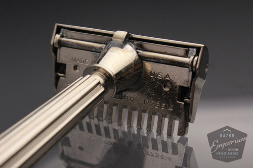 Gem 1930's Micromatic SE Safety Razor * Nickel REVAMPED