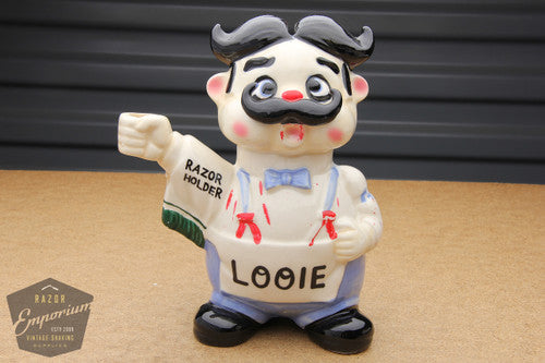 Looie Porcelain Blade Safe & Razor Holder