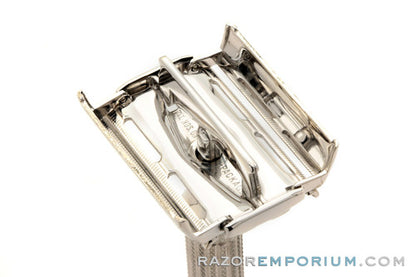 1948-51 Gillette Aristocrat TTO DE Safety Razor Nickel Revamp