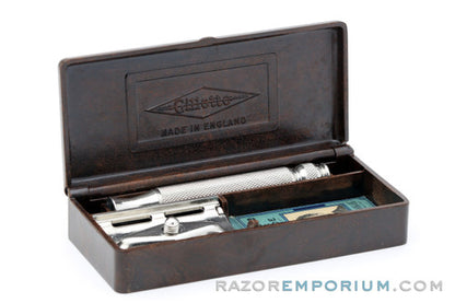 1940's Gillette British Tech Ball End Set with Rare Hybrid Head