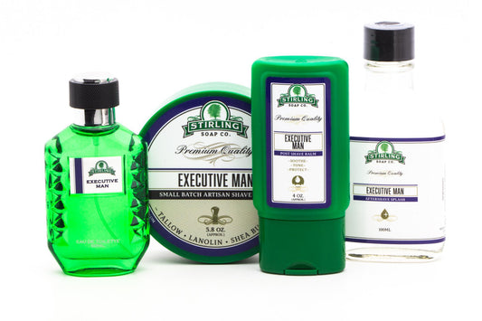 Stirling Soap Company | Executive Man Four Piece Bundle