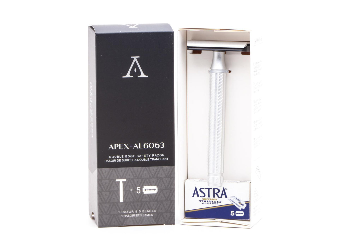 Ayslworth Razor | Apex - AL6063 | Aircraft Silver Jet Black