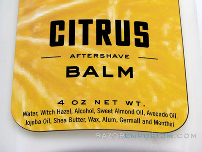 Razor Emporium | Citrus Small Batch After Shave Balm