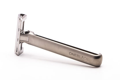 OneBlade| Genesis Sliver Pivoting Single Edge Razor With Stand | Pre-owned