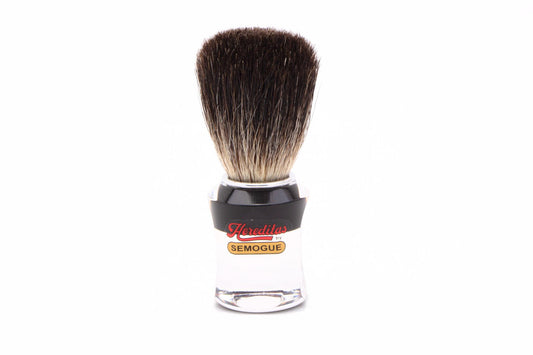 Semogue | 740 Pure Black Badger Brush With Acrylic Handle