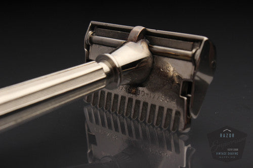 Gem 1930's Micromatic Single Edge Safety Razor * Nickel REVAMPED