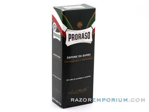 Proraso Shaving Cream | Jumbo Green Refresh Eucalyptus & Menthol In Tube 500ml