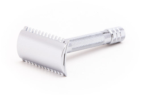 Merkur 15C Open Comb Chrome Plated DE Safety Razor