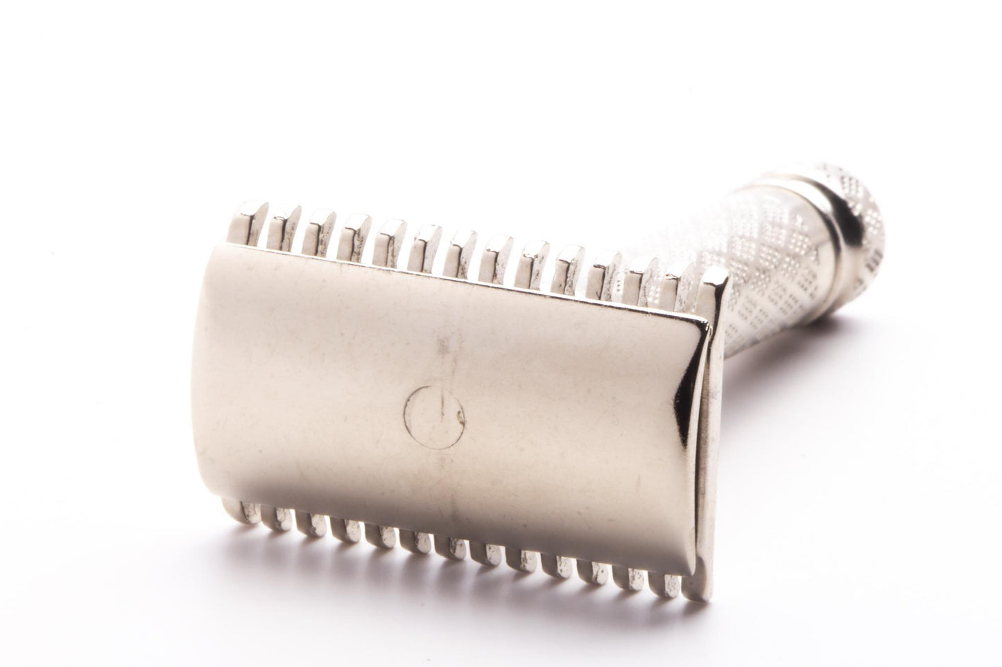 1921 Gillette New Improved Norfolk Tuckaway DE Safety Razor | Factory Nickel Revamp