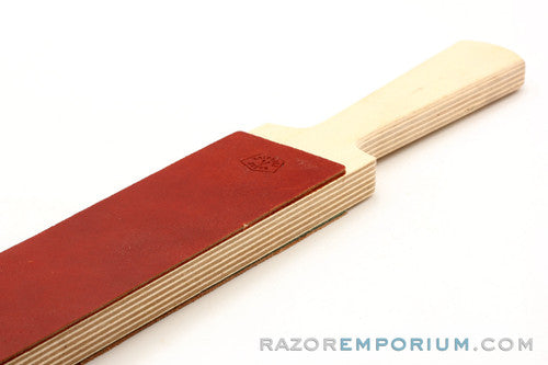 2.5" Razor Emporium Latigo & Cork Paddle Strop - Made in USA