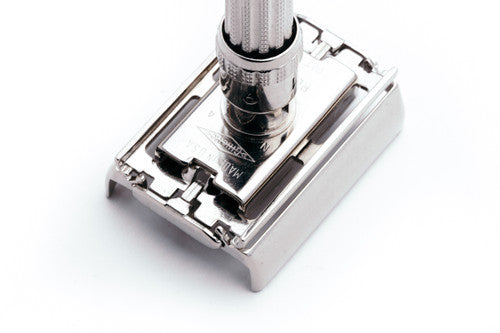 1968 N4 Gillette Slim Adjustable Safety Razor | Factory Nickel Revamp