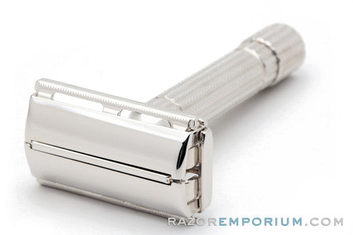 1955 Gillette President Safety Razor Rhodium Revamp A1